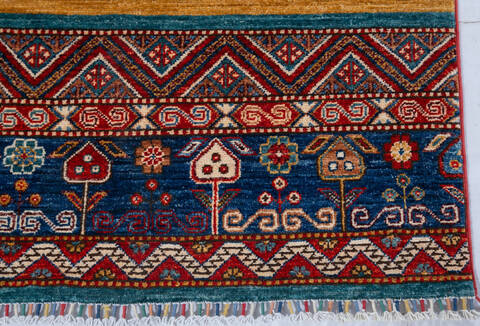 Chobi Red Hand Knotted 33 X 50 Area Rug 700-148232 Image 3