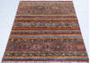 Chobi Red Hand Knotted 36 X 51 Area Rug 700-148234 Thumb 1