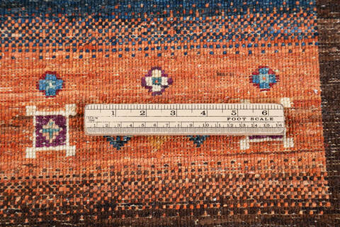 Chobi Multicolor Hand Knotted 59 X 711 Area Rug 700-148239 Image 7