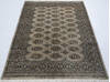 Bokhara Light Gray Hand Knotted 42 X 58 Area Rug 700-148242 Thumb 1