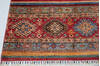 Chobi Red Hand Knotted 84 X 99 Area Rug 700-148251 Thumb 4