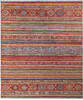 Chobi Red Hand Knotted 84 X 99 Area Rug 700-148251 Thumb 0