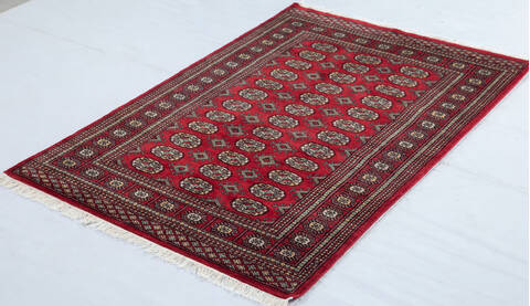 Bokhara Red Hand Knotted 41 X 510 Area Rug 700-148257 Image 2