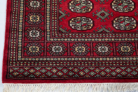 Bokhara Red Hand Knotted 41 X 510 Area Rug 700-148257 Image 3