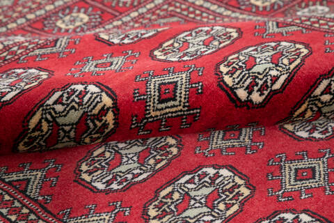 Bokhara Red Hand Knotted 41 X 510 Area Rug 700-148257 Image 6