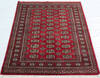 Bokhara Red Hand Knotted 41 X 510 Area Rug 700-148257 Thumb 1