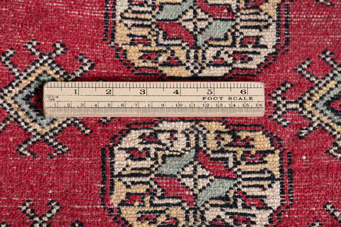 Bokhara Red Hand Knotted 41 X 61 Area Rug 700-148258 Image 7