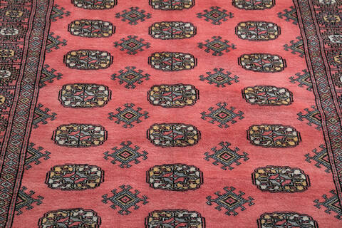 Bokhara Multicolor Hand Knotted 42 X 511 Area Rug 700-148259 Image 4