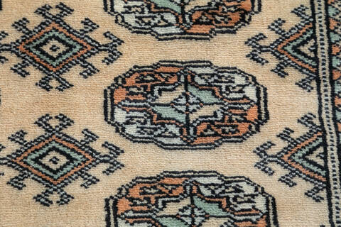 Bokhara Beige Hand Knotted 42 X 60 Area Rug 700-148261 Image 5