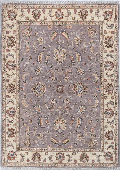 Chobi Brown Hand Knotted 49 X 68 Area Rug 700-148267 Image 0