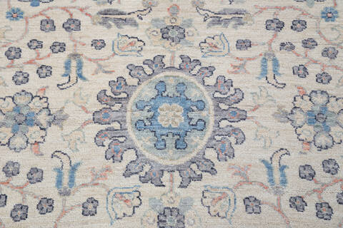 Chobi Beige Hand Knotted 54 X 79 Area Rug 700-148269 Image 3