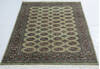 Bokhara Green Hand Knotted 48 X 65 Area Rug 700-148272 Thumb 2