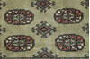 Bokhara Green Hand Knotted 48 X 65 Area Rug 700-148272 Thumb 6