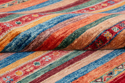 Chobi Red Hand Knotted 34 X 53 Area Rug 700-148276 Image 6