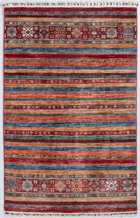 Chobi Red Hand Knotted 34 X 53 Area Rug 700-148276 Image 0