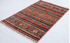 Chobi Red Hand Knotted 34 X 53 Area Rug 700-148276 Thumb 2