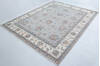 Chobi Light Gray Hand Knotted 82 X 105  Area Rug 700-148282 Thumb 2