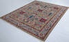 Chobi Grey Hand Knotted 80 X 96 Area Rug 700-148285 Thumb 2