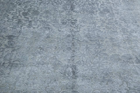 Chobi Grey Hand Knotted 83 X 98 Area Rug 700-148286 Image 4