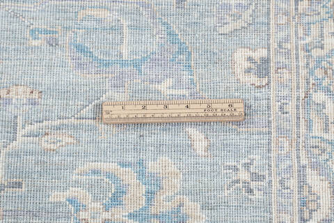 Chobi Light Blue Hand Knotted 42 X 59  Area Rug 700-148289 Image 8