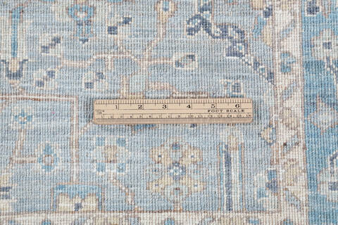 Chobi Light Blue Hand Knotted 40 X 65  Area Rug 700-148290 Image 7