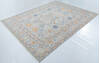 Chobi Light Blue Hand Knotted 81 X 104 Area Rug 700-148294 Thumb 2
