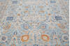 Chobi Light Blue Hand Knotted 81 X 104 Area Rug 700-148294 Thumb 3