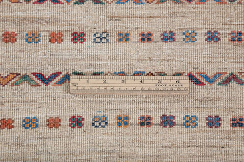 Chobi Beige Hand Knotted 58 X 710 Area Rug 700-148298 Image 7