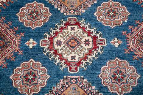 Kazak Blue Hand Knotted 90 X 120 Area Rug 700-148299 Image 5