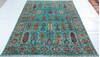 Chobi Green Hand Knotted 59 X 82 Area Rug 700-148303 Thumb 1