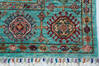 Chobi Green Hand Knotted 59 X 82 Area Rug 700-148303 Thumb 5