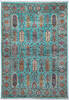 Chobi Green Hand Knotted 59 X 82 Area Rug 700-148303 Thumb 0