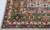 Chobi Green Hand Knotted 90 X 113 Area Rug 700-148307 Thumb 4