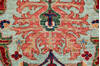 Chobi Green Hand Knotted 90 X 113 Area Rug 700-148307 Thumb 5