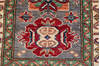 Kazak Grey Runner Hand Knotted 21 X 64 Area Rug 700-148310 Thumb 3