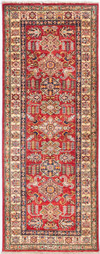 Kazak Red Runner Hand Knotted 2'7" X 6'8"  Area Rug 700-148311