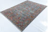 Chobi Grey Hand Knotted 59 X 79 Area Rug 700-148312 Thumb 2