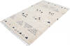 Moroccan Beige Hand Knotted 52 X 82  Area Rug 700-148313 Thumb 2