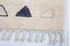 Moroccan Beige Hand Knotted 52 X 82  Area Rug 700-148313 Thumb 3