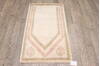 Persian White Runner Hand Knotted 26 X 40  Area Rug 905-148315 Thumb 1