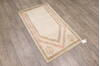 Persian White Runner Hand Knotted 26 X 40  Area Rug 905-148315 Thumb 2