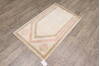 Persian White Runner Hand Knotted 26 X 40  Area Rug 905-148315 Thumb 3