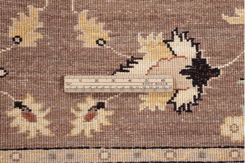 Chobi Brown Hand Knotted 34 X 49 Area Rug 700-148316 Image 7