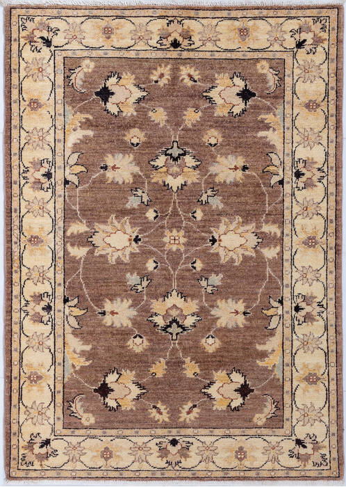 Chobi Brown Hand Knotted 34 X 49 Area Rug 700-148316 Image 0