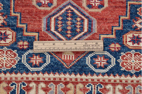 Kazak Red Hand Knotted 31 X 411 Area Rug 700-148318 Image 7
