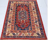 Kazak Red Hand Knotted 31 X 411 Area Rug 700-148318 Thumb 1