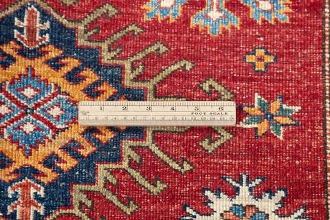 Kazak Red Hand Knotted 34 X 48 Area Rug 700-148324 Image 7