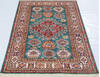 Kazak Green Hand Knotted 33 X 51 Area Rug 700-148325 Thumb 1