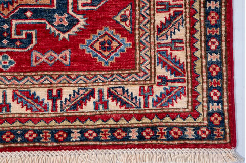 Kazak Red Hand Knotted 34 X 50 Area Rug 700-148326 Image 4