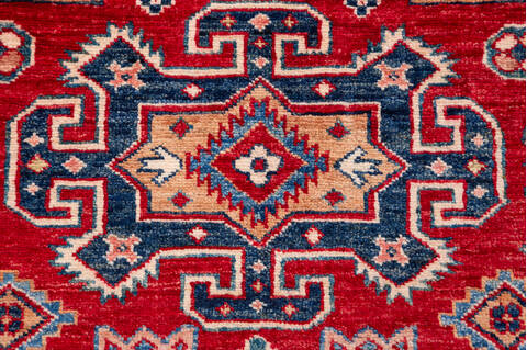 Kazak Red Hand Knotted 34 X 50 Area Rug 700-148326 Image 5